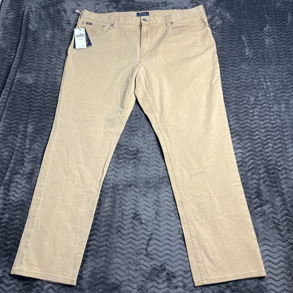 Polo Ralph Lauren Vintage Washed Garment pants luxury tan 38x30 NWT